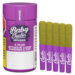 Jeeter 2.5 g Baby Jeeter S. Plum Infused PR 5 x 0.5 g Pre-Rolls
