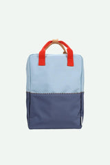 Backpack Large | Wonders | Zissou Blue + Blue Whale
