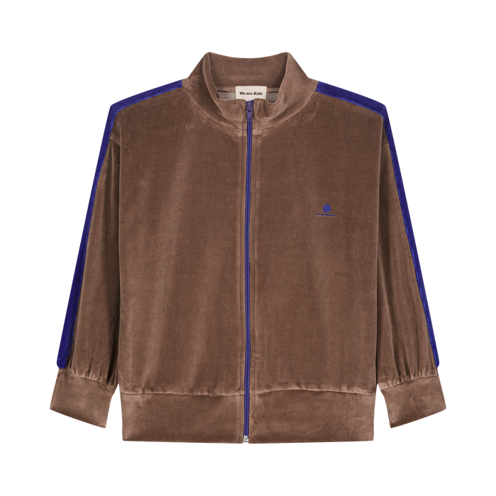 Benjamin Zip Jacket in Sweet Brown