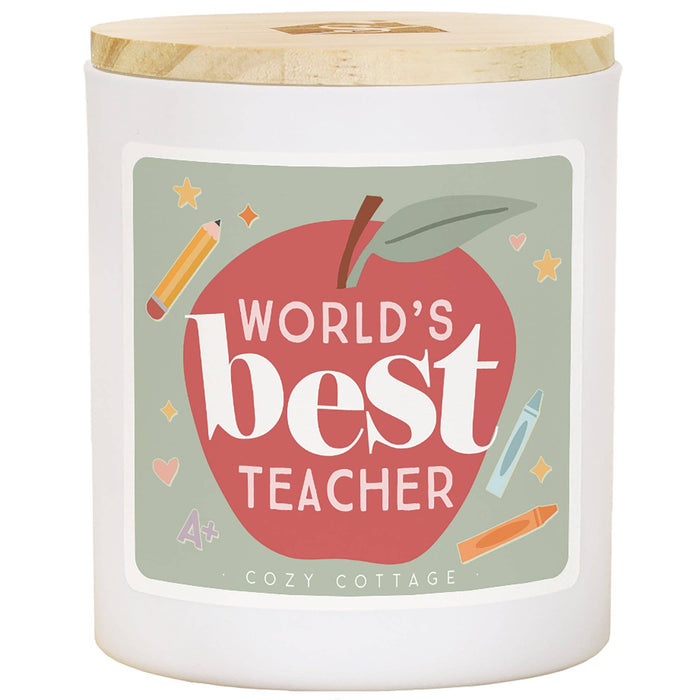 Best Teacher Apple - COZ - Candles
