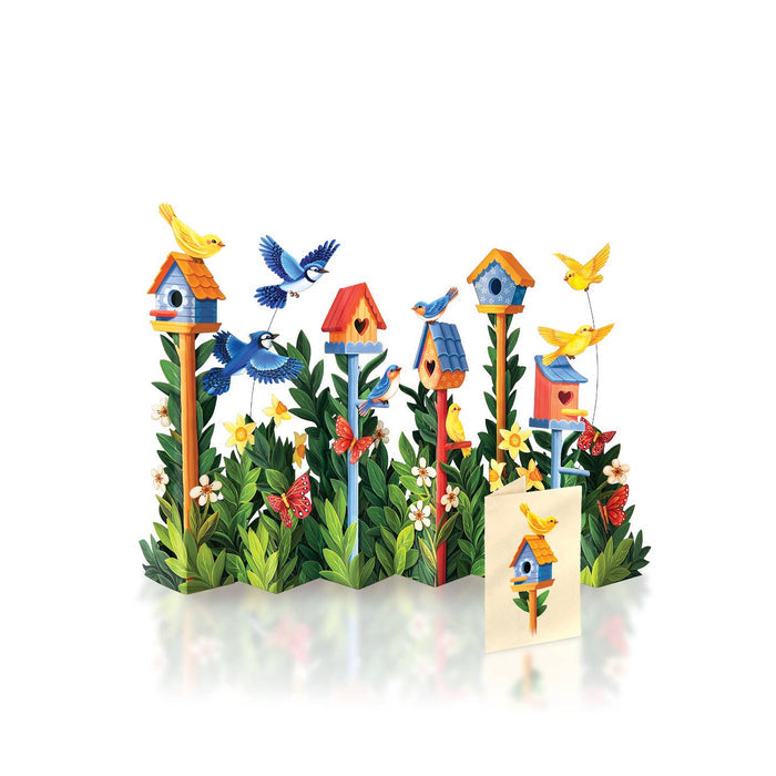 Birdhouse Garden - Pop Up Card