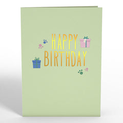 Birthday Cats and Dogs Lovepop Card