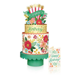 Blooming Birthday Cake - Pop up