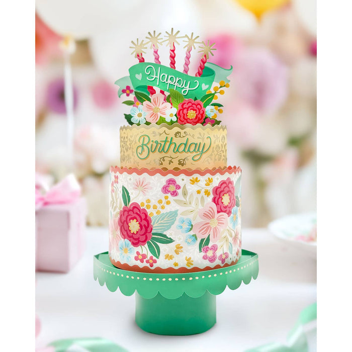 Blooming Birthday Cake - Pop up