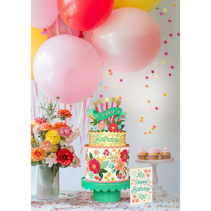 Blooming Birthday Cake - Pop up