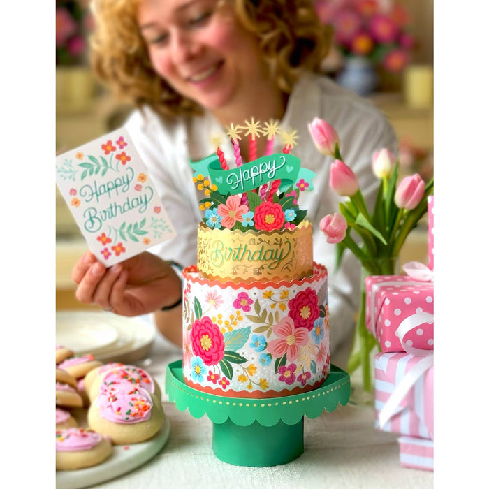 Blooming Birthday Cake - Pop up