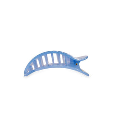 Blue Lagoon Small Flat Round Hair Clip