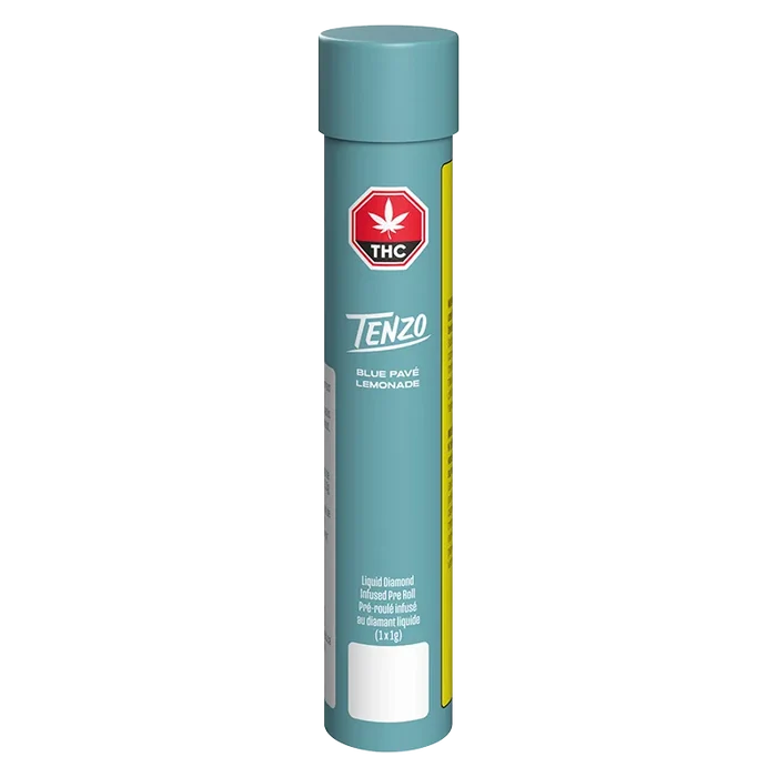 Tenzo 1 g Blue Pave Lemonade & Liquid Diamond Infused PR 1 x 1 g Pre-Rolls