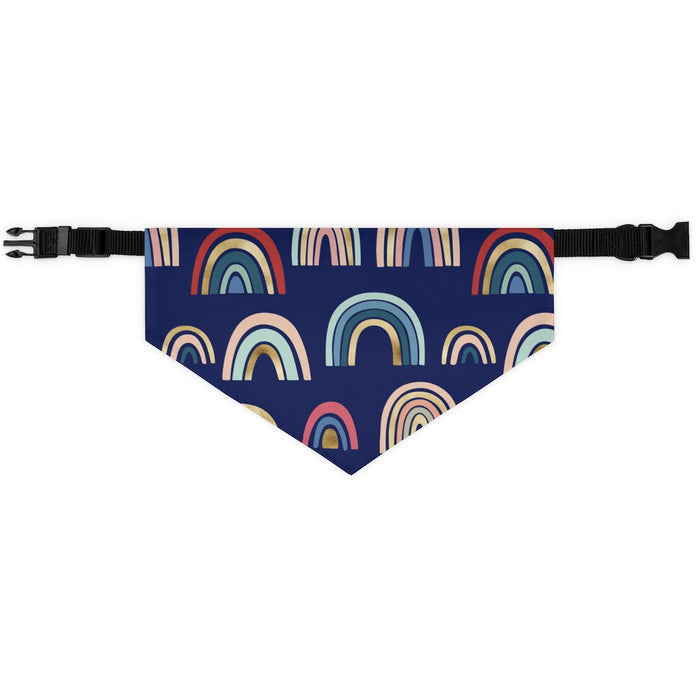 Boho Rainbow Pet Bandana Collar Pets