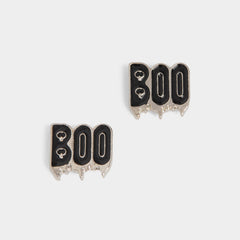 Whispers Boo Studs - Black