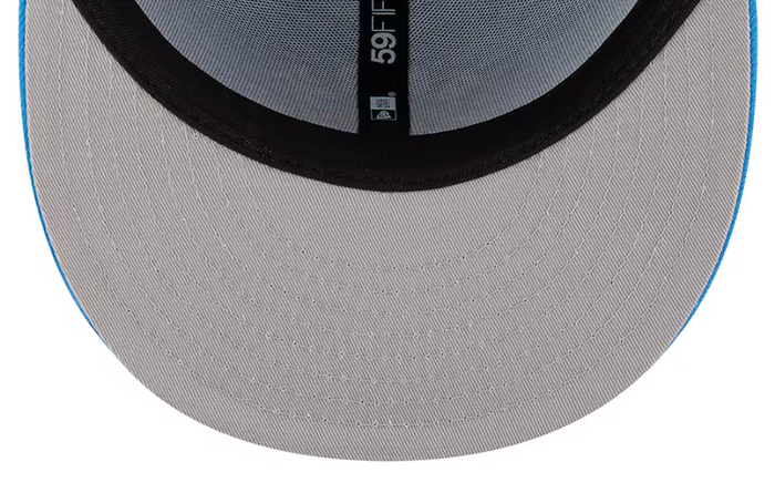 Born x Raised Chargers New Era Fitted Hat Powder Blue