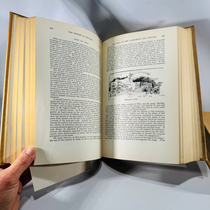 British History Reference Set — The Historians’ History of the World Vol. XVIII and XIX 1907 — Henry Smith Williams | England to 1485 and England 1485-1642,  British History