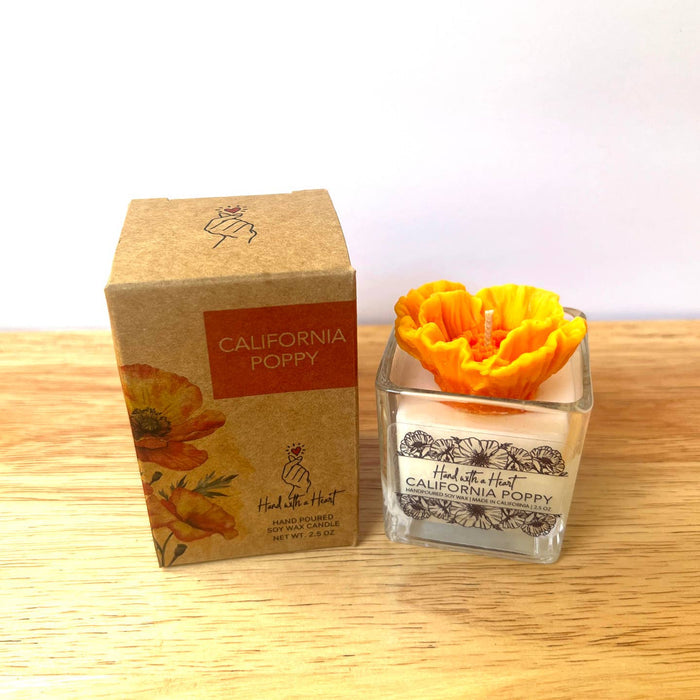 California Poppy Soy Wax Candle  - 2.5oz