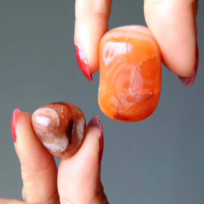 carnelian tumbled stones