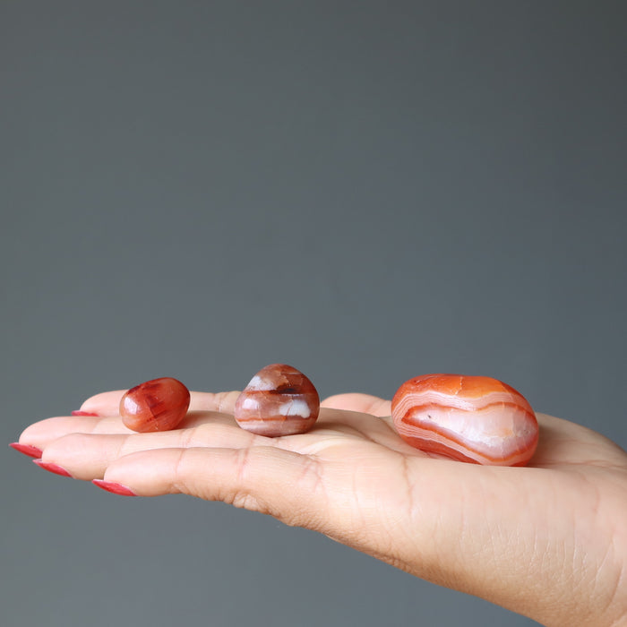 carnelian tumbled stones