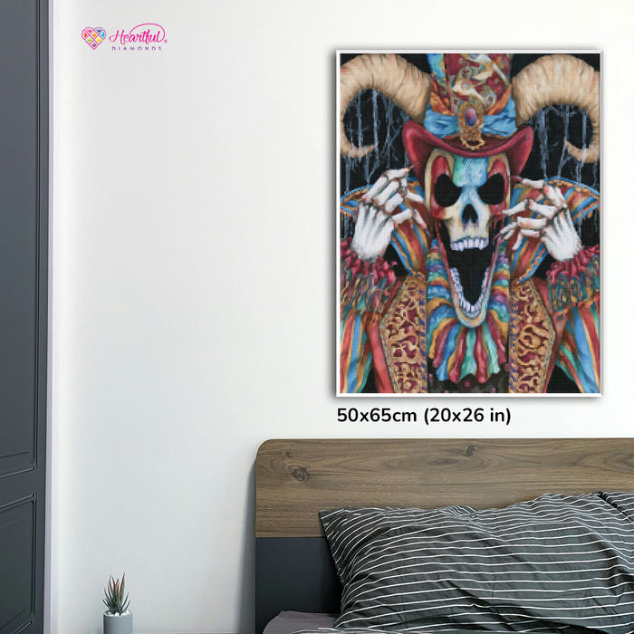Carnival of the Damned Diamond Painting Kit-50x65cm (20x26 in)-Heartful Diamonds
