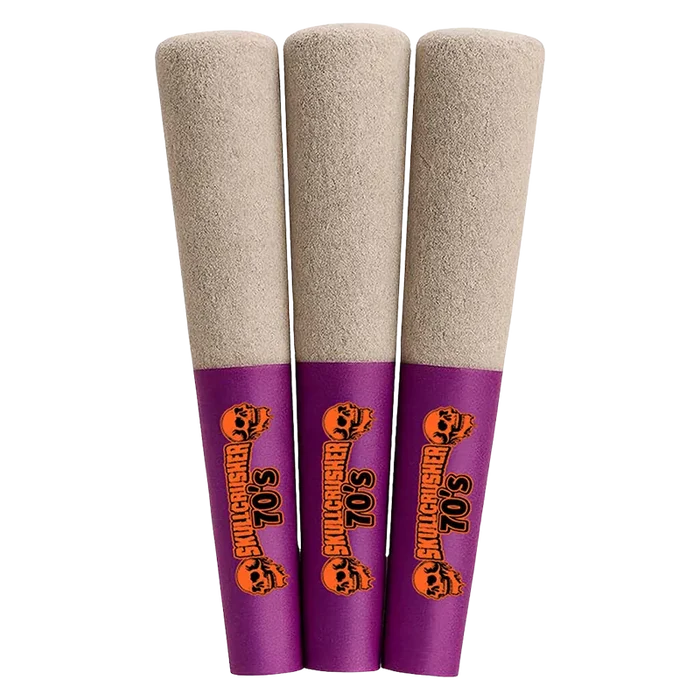 Skullcrusher 70's by RAD 1.35 g Cherry Watermelon- Quad Diamond Infused PR 3 x 0.45 g Pre-Rolls