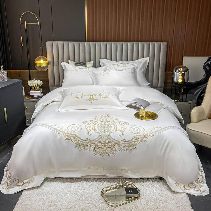 Color 1 / Flat Bed Sheet / Queen size 4Pcs