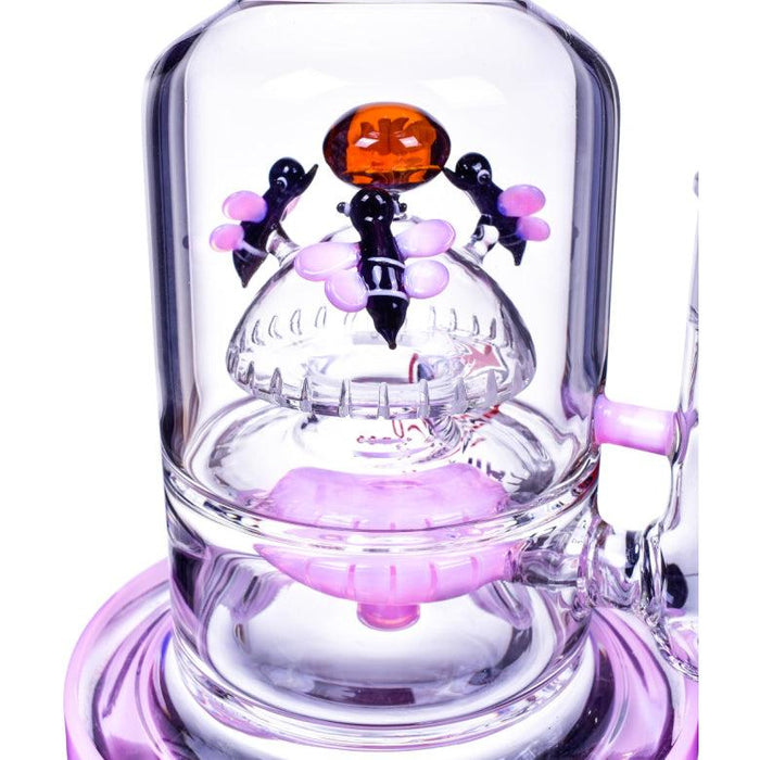 Chill Glass 15" Honey Bee Three Perc Bong