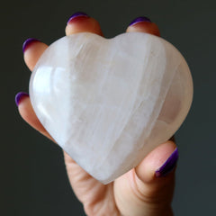 white quartz heart