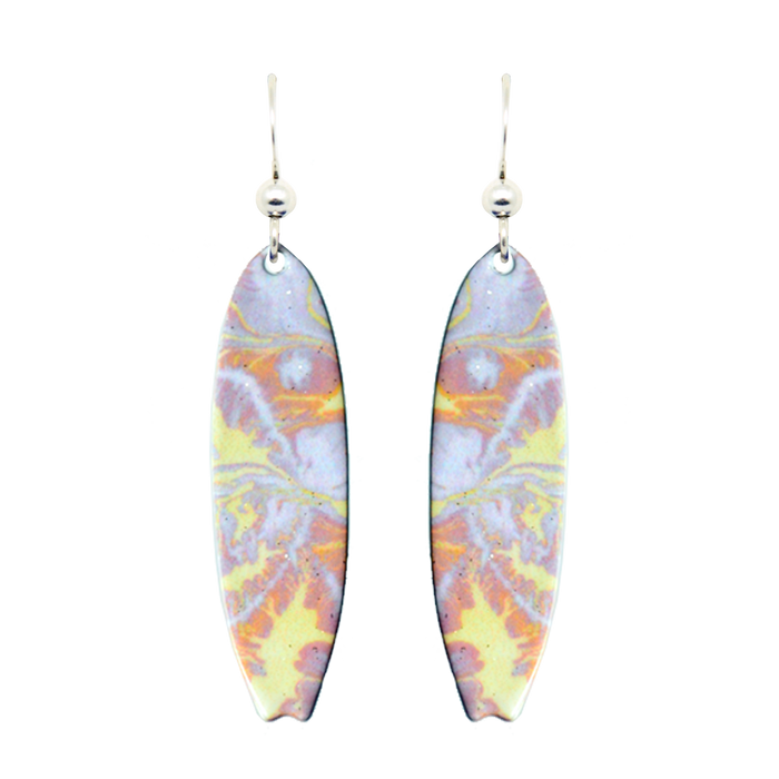 Coco Beach Earrings, sterling silver French hooks, Item# 1771