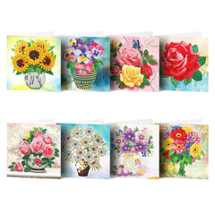 Greeting Cards Set of 8 Diamond Art-Heartful Diamonds