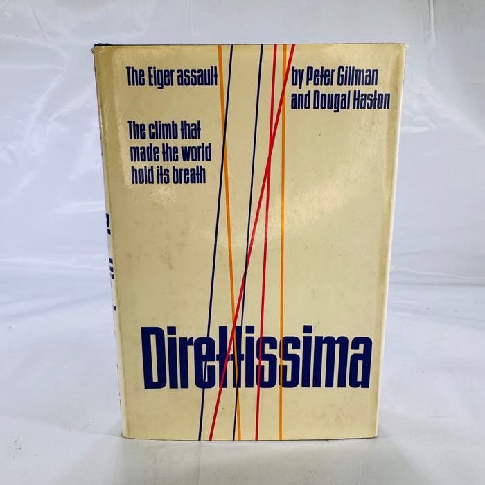Direttissima: The Eiger Assault by Peter Gillman and Dougal Haston (1966), Hardcover with Dust Jacket