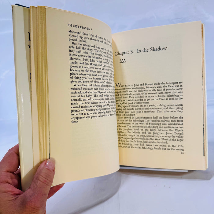 Direttissima: The Eiger Assault by Peter Gillman and Dougal Haston (1966), Hardcover with Dust Jacket