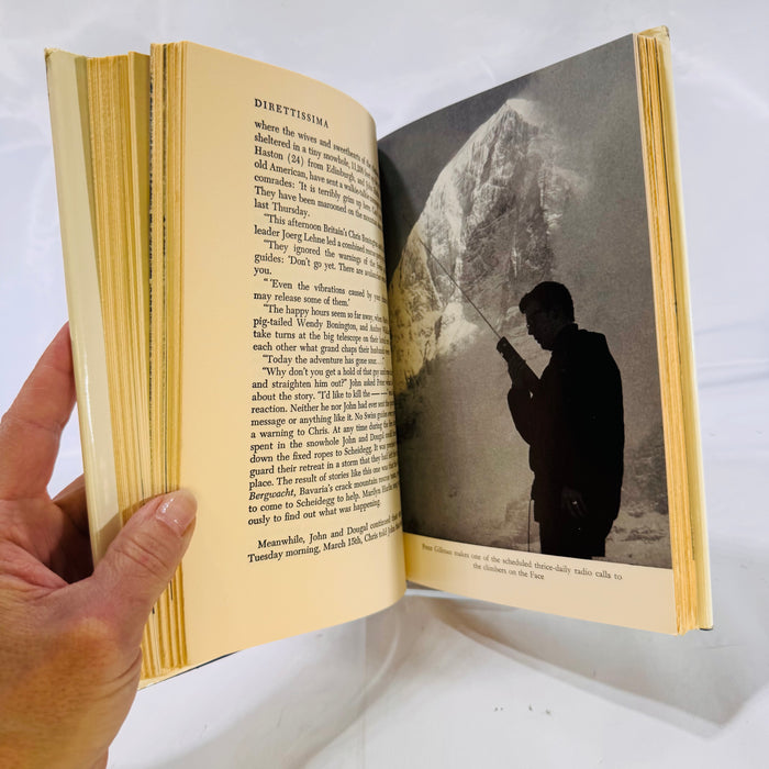 Direttissima: The Eiger Assault by Peter Gillman and Dougal Haston (1966), Hardcover with Dust Jacket