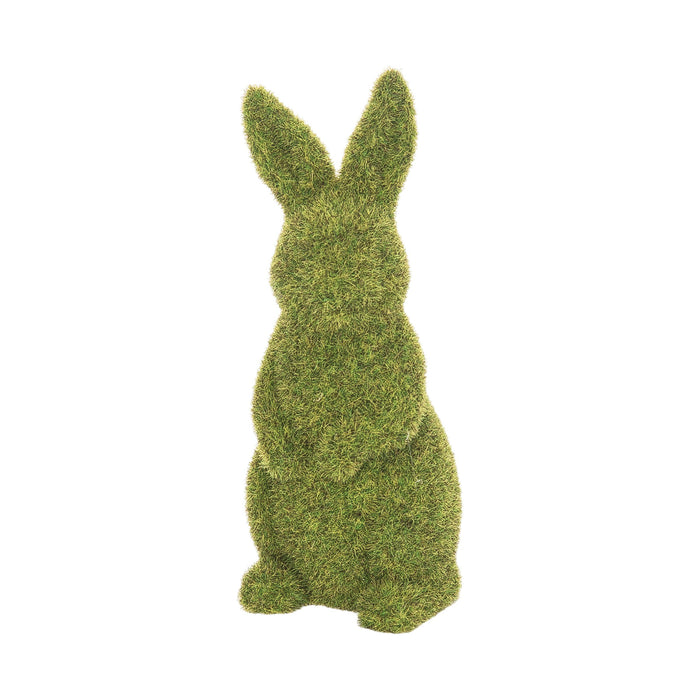 Easter Flocked Standing Bunny Decorative Figurine