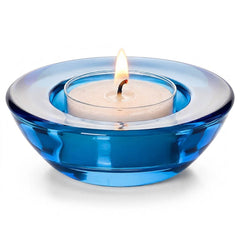 Eastland Chunky Tealight Candle Holder Blue Set of 12