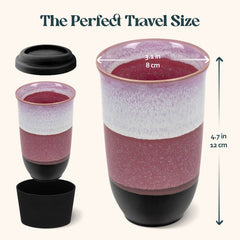 Eclipse 12oz Ceramic Travel Mug