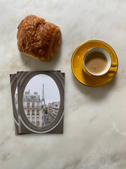 Eiffel Tower Window Notecard Set
