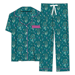 Elianna Dreamcatchers Bamboo Women's Luxe Lounge Short Set