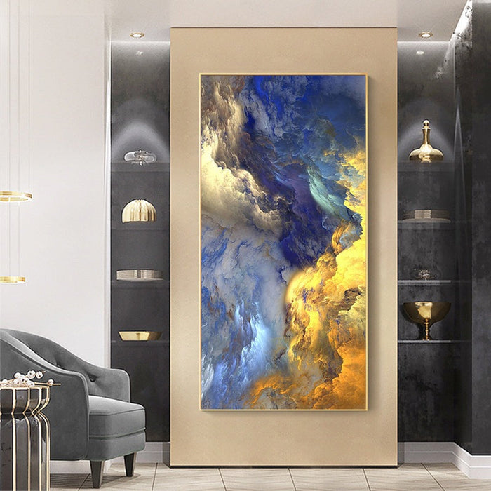Enchanting Cloudscape: Nordic Abstract Cloud Mist