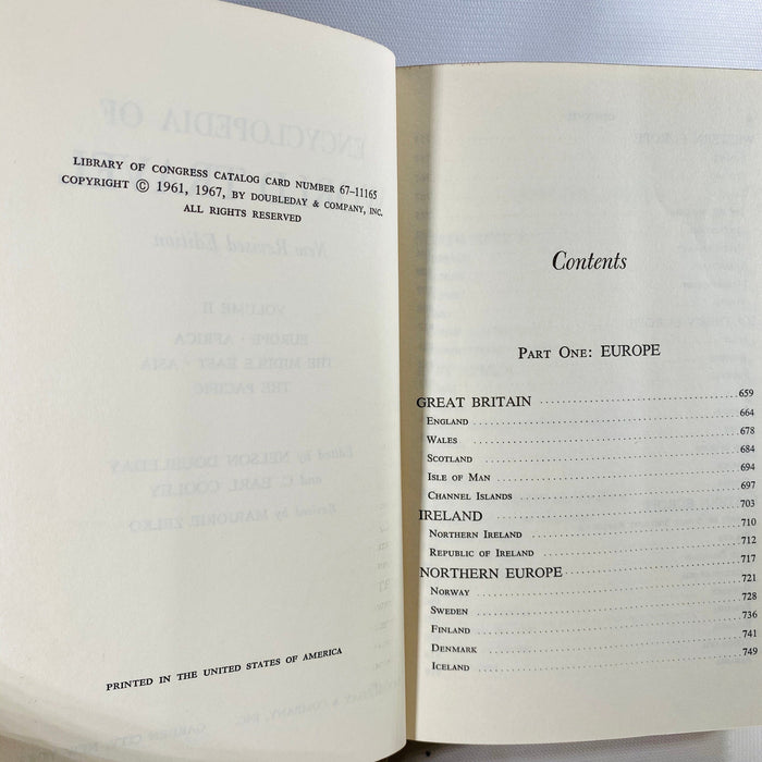 Encyclopedia of World Travel Volume One and Two 1967 Vintage Book