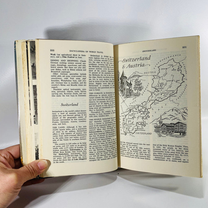 Encyclopedia of World Travel Volume One and Two 1967 Vintage Book