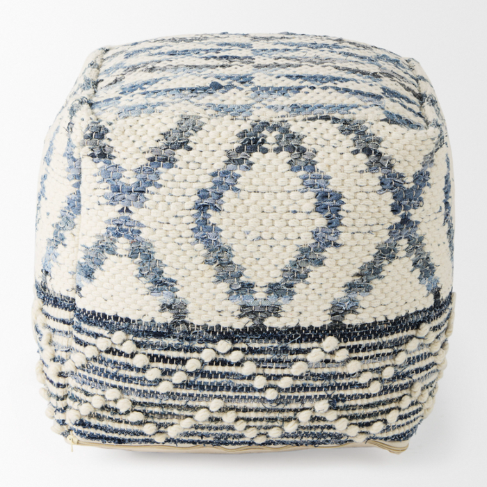 Eshana Pouf: Front Product View