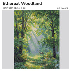 Ethereal Woodland Diamond Painting Kit-30x40cm (12x16 in)-Heartful Diamonds