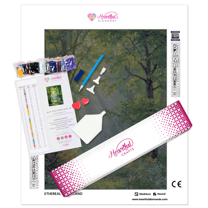 Ethereal Woodland Diamond Painting Kit-50x65cm (20x26 in)-Heartful Diamonds