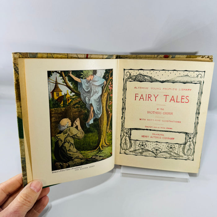 Fairy Tales by the Brothers Grimm 1898 Henry Altemus Illustrated Hardcover