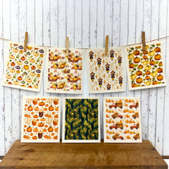 Fall Scarecrow Swedish Dish Cloths - Swedish Dishcloth