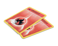 Anime Town Creations Credit Card Fire Energy Pokemon Card Window Skins - Anime Pokemon Credit Card Skin