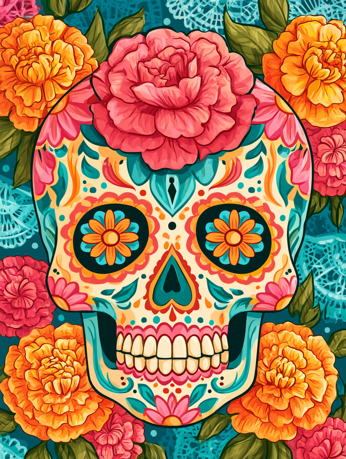 Flores de la Vida Diamond Painting Kit-30x40cm (12x16 in)-Heartful Diamonds
