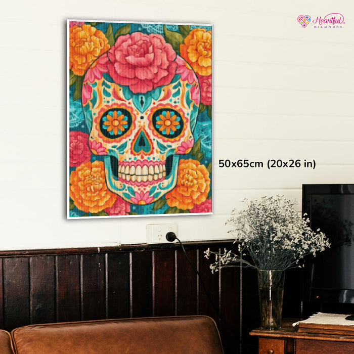 Flores de la Vida Diamond Painting Kit-50x65cm (20x26 in)-Heartful Diamonds
