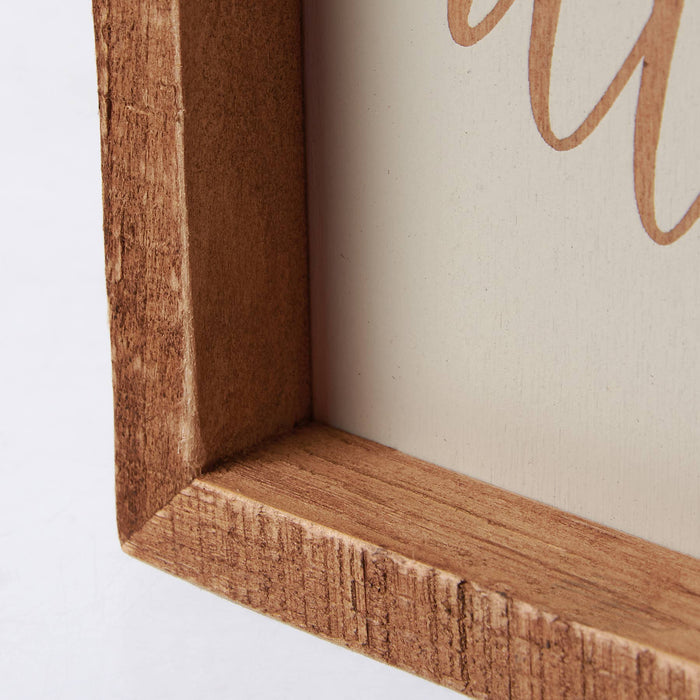 Forever My Always Inset Box Sign