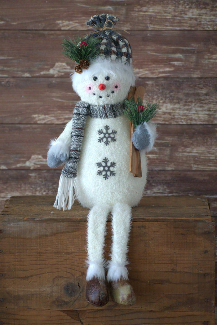 Freida 27in Lit Up Snowman - Timered