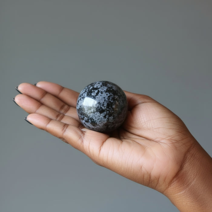 Gabbro Sphere Wounded Warrior Crystal Ball