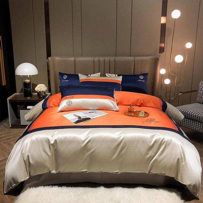 Color 4 / Flat Bed Sheet / Queen size 4Pcs