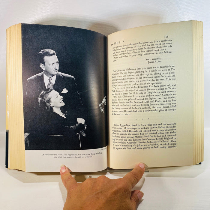 Gertrude Lawerence as Mrs. A an Intimate Biography by Richard Aldrich 1954